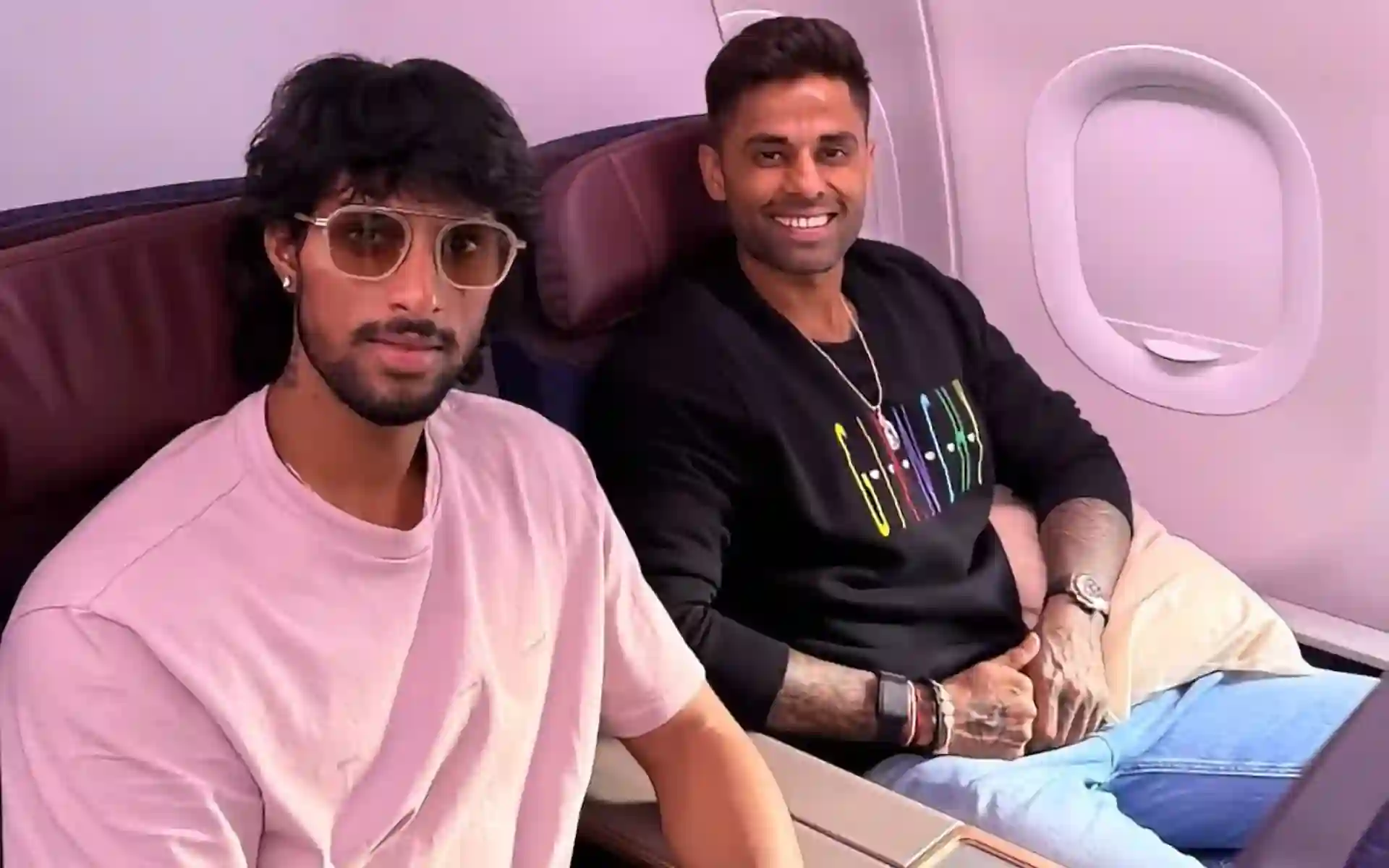 SKY and Tilak Varma Travel Together For England T20Is After Champions Trophy Snub